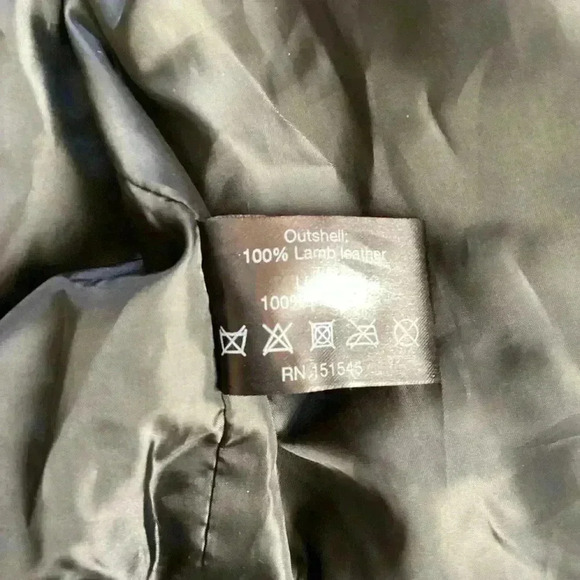 Bolvaint PARIS Adelais Black Lambskin Women's Moto Jacket size 2XL - Picture 8 of 9